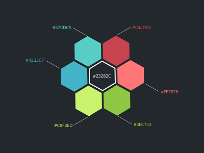 Colour Scheme color color palette color presentation colors hexagon scheme