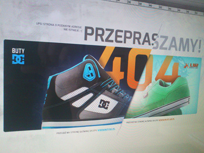 Error 404 404 dc dc shoes error luz shop sklep