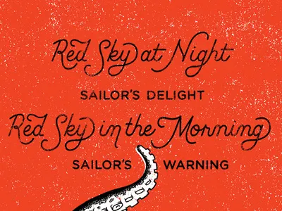 Red sky at night octopus red sky squid tentacle