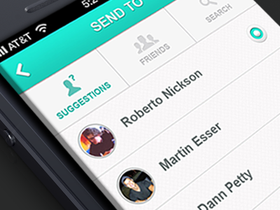 Invite Friends app design feed flat invite friends ios design iphone app ui design