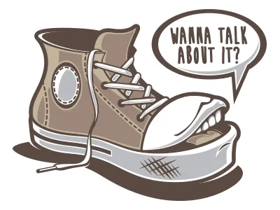 Converesation Illustration illustration tshirt