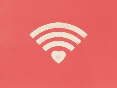 Wifi illustration loveyoudaily salmon wifi