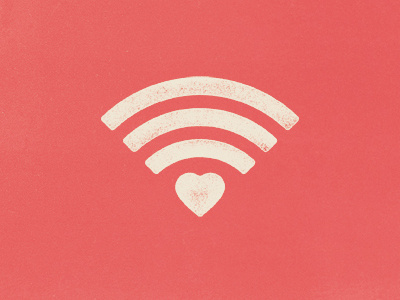 Wifi illustration loveyoudaily salmon wifi