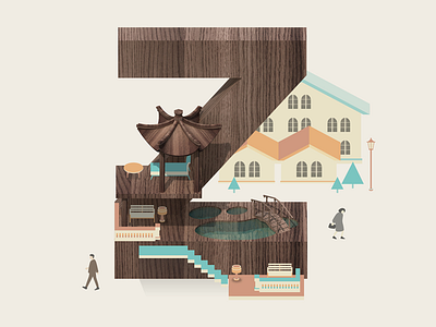 letter Z illustration lettering typography z