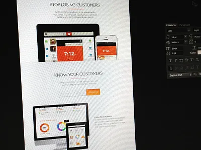 Fiist Landing Page app ipad iphone landing page ui ux waitlist