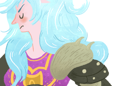 tuff cookie color illustration nerd alert