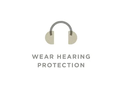 Hearing Protection icon illustration