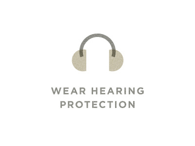 Hearing Protection icon illustration