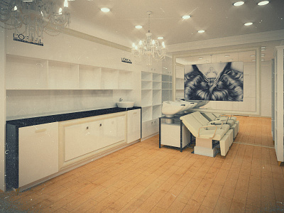 Liliya beauty salon interior 3d 3d modeling beauty salon design blender interior design lilia visualization