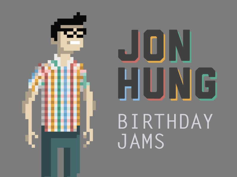 Pixel Jon cd art debut pixel