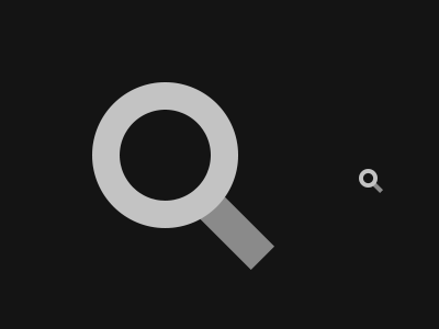 Search flat icon magnifying glass search
