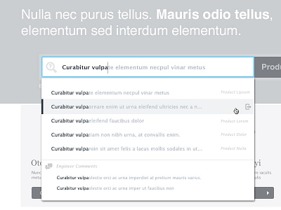 Search Auto-Complete Wireframe afq answer auto complete icon question result search typography wireframe