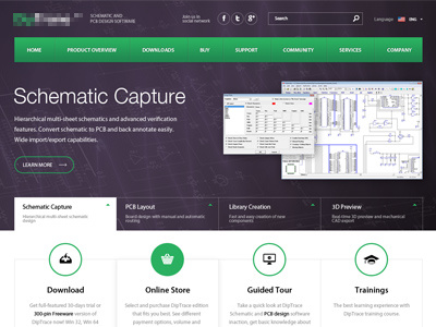 New Shot art direction interface ui web design