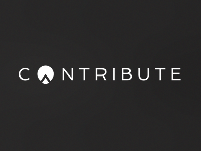 Contribute bw logo minimal ui