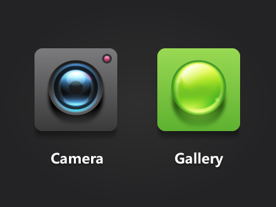 Brilliancy camera gallery icon mira picture ui