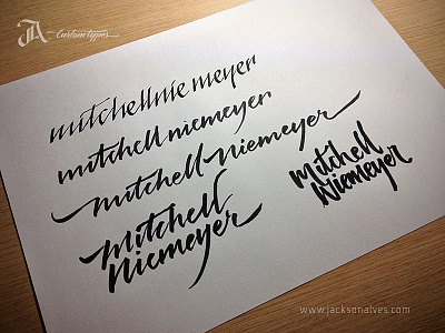Quick sketches brand brush pen calligraphy handwritten lettering logo script logo typography