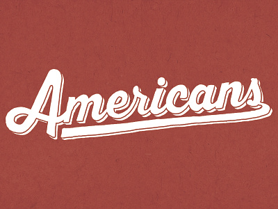 Portland Americans Script america ball baseball handmade script usa