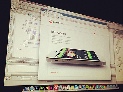 Pocketworks Portfolio code iphone page portfolio web