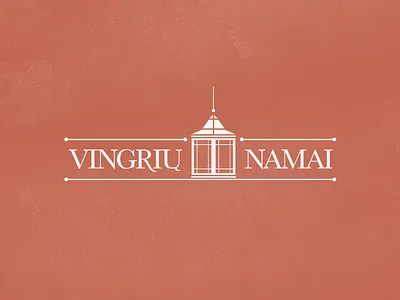 Vingriai House all4leo building elegant lithuania lithuanian logo logo old style real estate realty logo