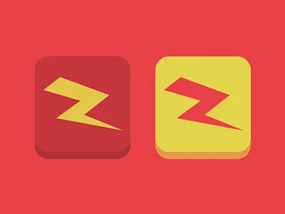 Zinc flat icon energy flat hyperactive icon lightning zinc