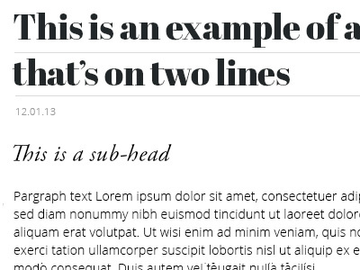 Type Expoloration heading style tile typogaphy