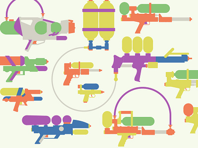 Mystery Project 31.1 dan kuhlken dkng gun guns nathan goldman poster print super soaker vector water