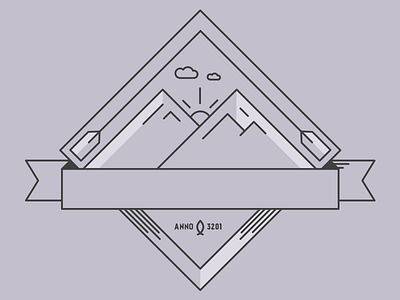 Fjrods apt badge black fjords hyper icon island lines logo norway purple simple tejohanssen