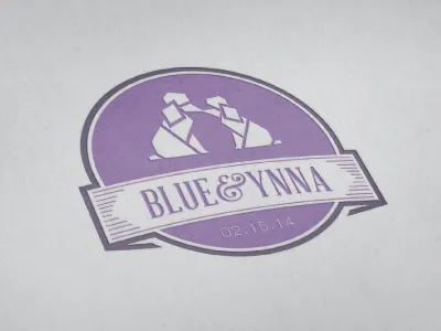 Bay gray kiss marriage marry poodle poodles purple smooch vintage wedding