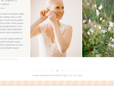 Ali Harper Photography photography web design weddings