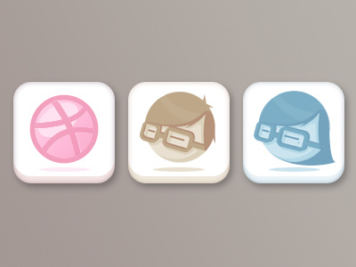 Dribbble, Boys & Girls avatar dribbble icon