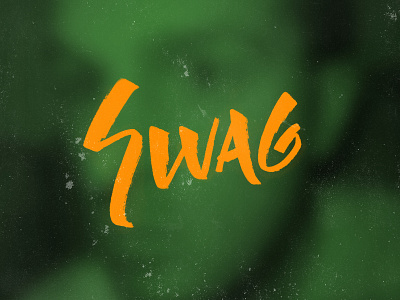 Swag hand lettered swag typography