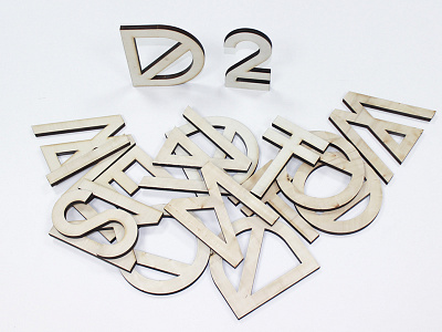 Dtwo Font branding font logo type typography wood