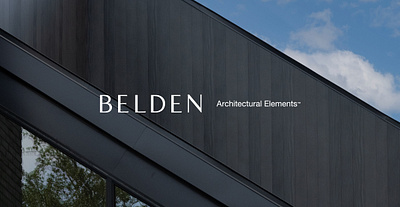 Belden Architectural Elements - Brand Development brand design brand identity branding corporate design design graphic design logo logo design ui ui design ux website website design