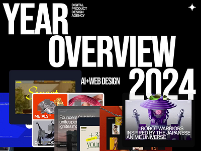 A yearly overview, Websites, 2025 ✦ Lazarev. 3d ai animation design home page landing page motion graphics overview service site startup summary ui ux web web design website