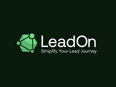 LeadOn, CRM logo, Communication logo branding communication logo connect logo crm logo crm system fintech logo hexagone logo logo logo designer professional logo startup logo startup logo design technology logo design visual identity website logo