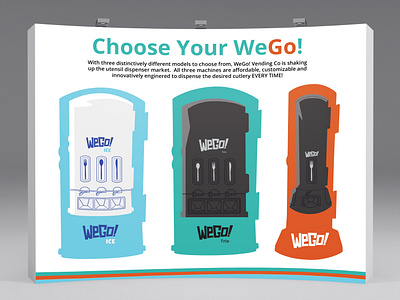 WeGo! Trade Show (Hero Option) branding restaurant restaurant supply trade show vending machine