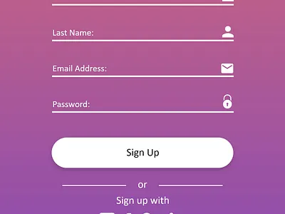 Mobile Login UI form login forms mobile login ui