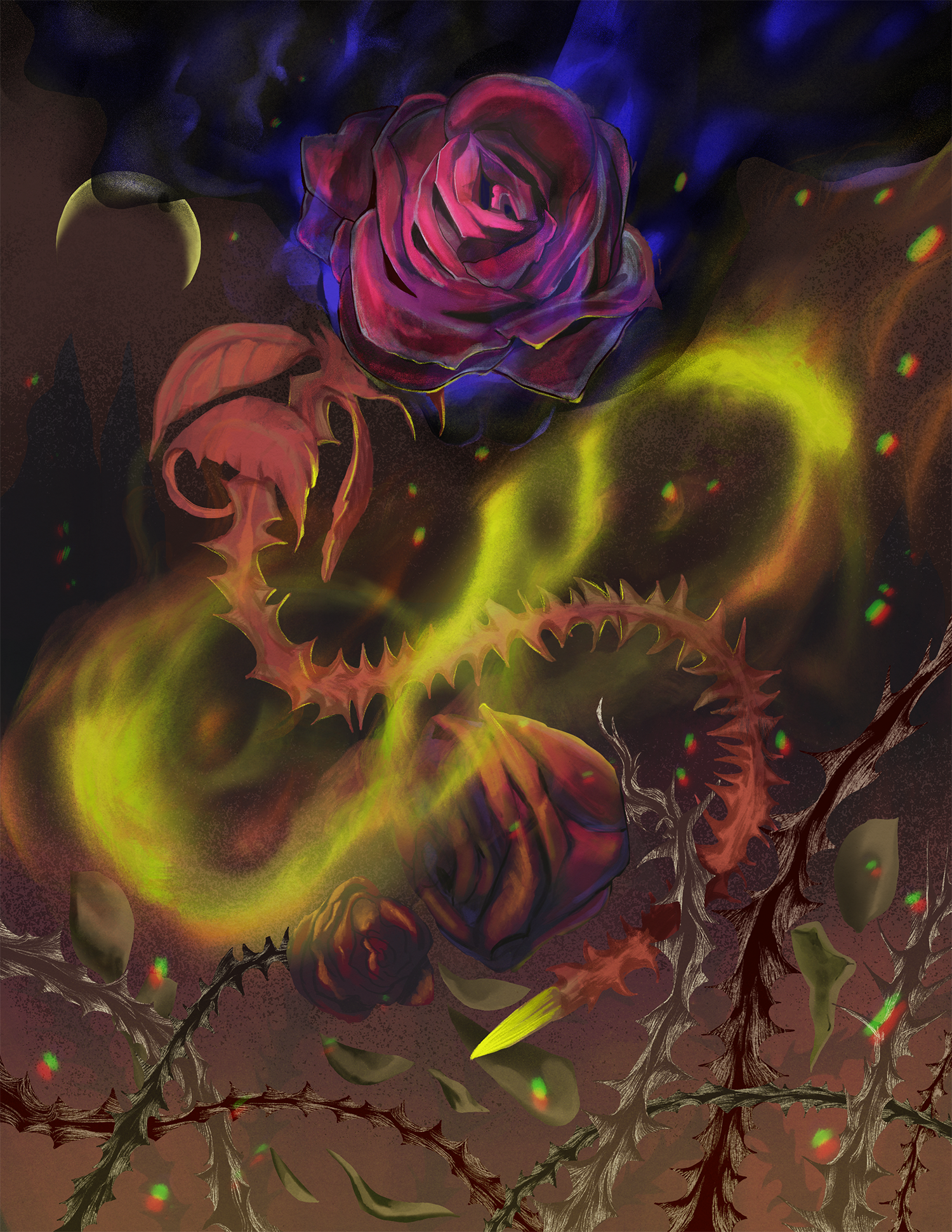 Example of Dark Fantasy Illustration 🦇