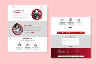 Lead with Love Consulting LLC Website Design branding logo ui