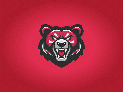 Red Bear Logo animal logo bear logo bold design character design creative logo esports logo gaming art gaming branding gaming icon gaming logo illustration logo design mascot logo minimalist logo modern logo red bear red theme team logo unique logo vector logo