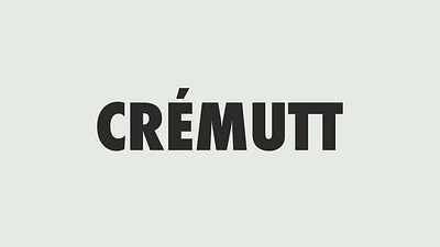 CREMUT - Logo Design branding logo typo logo