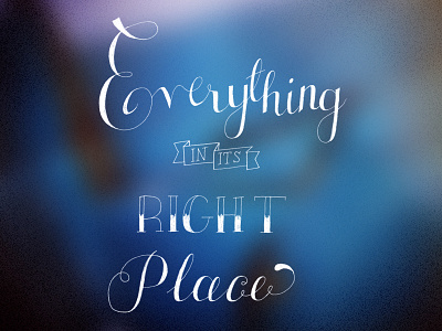 everything custom type hand drawn lettering typography