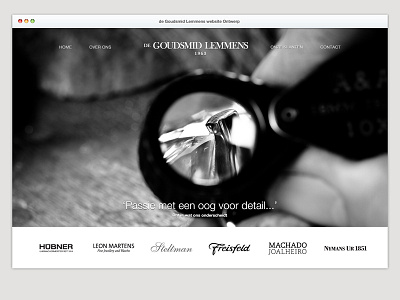 Webdesign de Goudsmid Lemmens webdesign