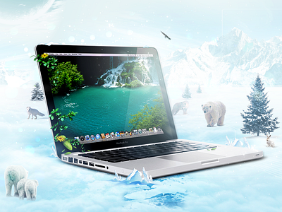 Frostybot Manip compilation digital art laptop photo manipulation stock website