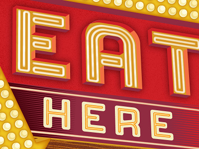 Eathere neon sign