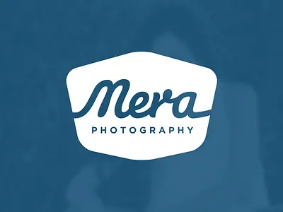 Mera Photography — Branding arrow artists branding cursive deep blue fashion gallery lifestyle logo logotype mera music overlay photo photography portraits retina slideshow typography vintage