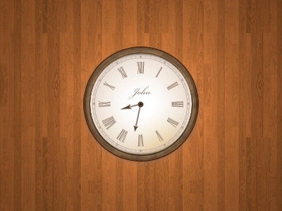 John 8:32 bible clock gospel john time wall watch wood