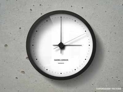 Georg Jensen Clock adobe clock copenhagen download free georg illustrator jensen presentation product realistic vector vectors watch www.copenhagenvectors.com