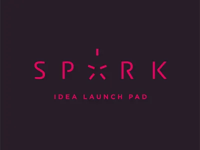 Spark branding ideas innovation logo