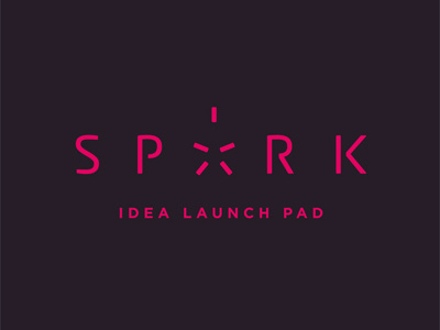 Spark branding ideas innovation logo